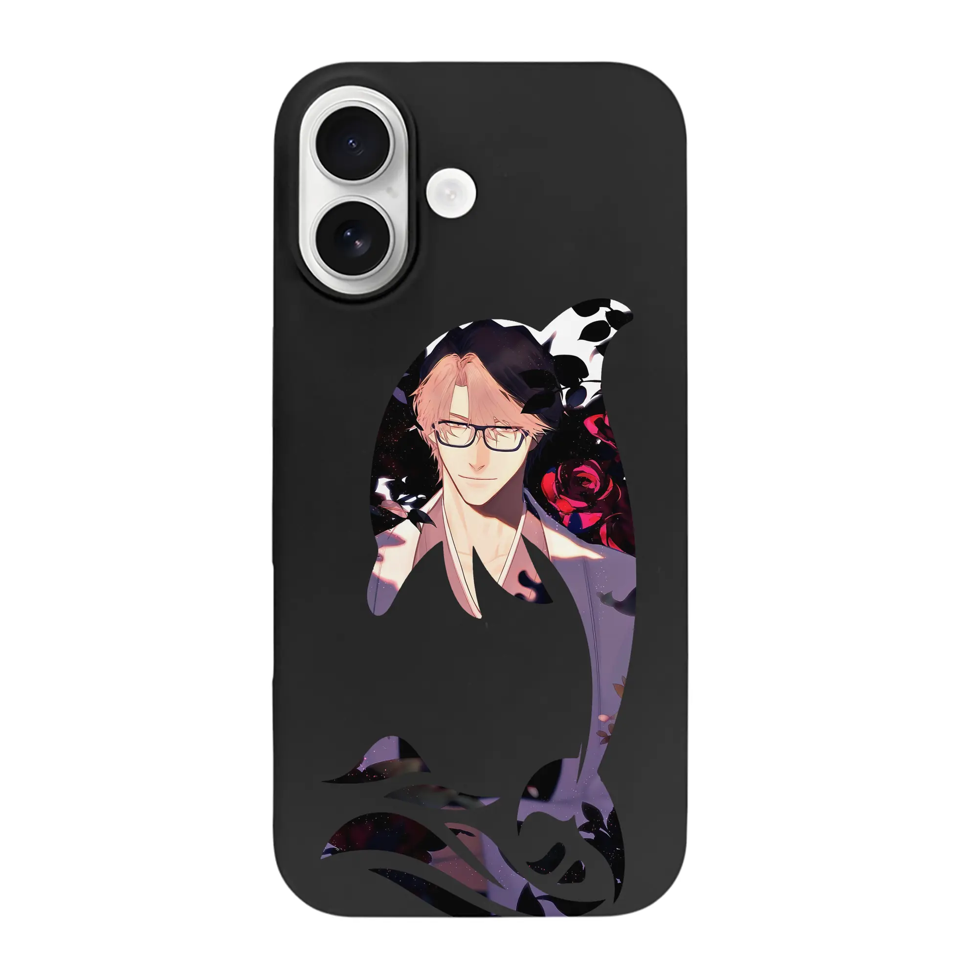 ブリーチ グッズ 藍染 惣右介 - iPhone 17 シリーズ シリコンケース 薄型 耐衝撃 指紋防止 ソフトタッチカバー 精密フィット 傷防止 保護ケース iPhone 17/17 Air/17 Pro/17 Pro Max 対応